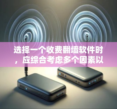 选择一个收费翻墙软件时，应综合考虑多个因素以确保最佳的翻墙效果和用户体验。以下是详细的步骤指南
