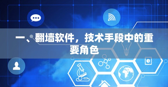 一、翻墙软件，技术手段中的重要角色