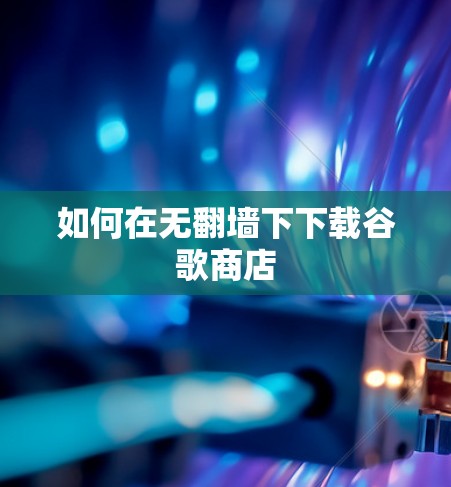 如何在无翻墙下下载谷歌商店