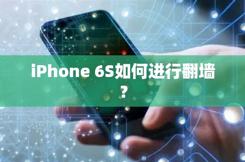 iPhone 6S如何进行翻墙？
