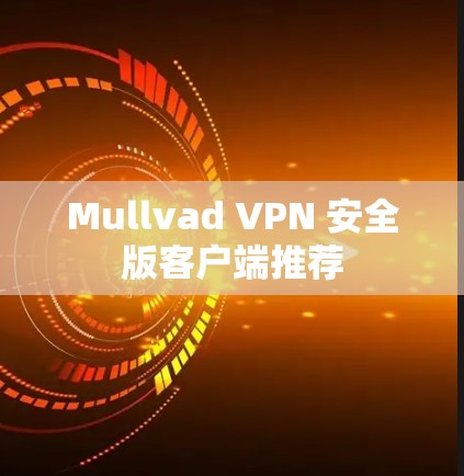 Mullvad VPN 安全版客户端推荐