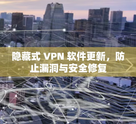 隐藏式 VPN 软件更新，防止漏洞与安全修复